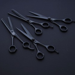 Black Jack 7.5" Pet Grooming Scissors Set