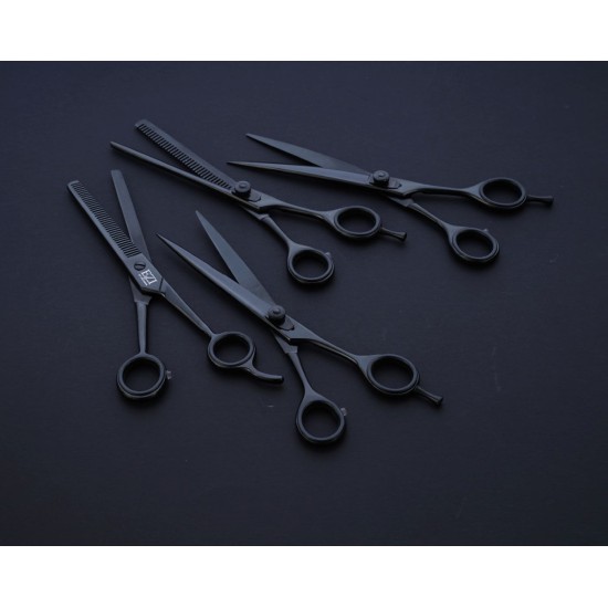 Black Jack 7.5" Pet Grooming Scissors Set