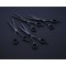Black Jack 7.5" Pet Grooming Scissors Set