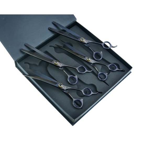 Black Magic 8.5” Pet Grooming Scissors Set