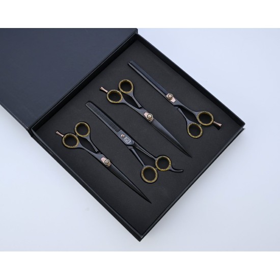Eclipse Gold 7.5" Pet Grooming Scissors Set