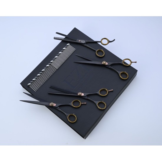 Eclipse Gold 7.5" Pet Grooming Scissors Set