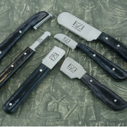 Black Stripping Knives Set for Pets Grooming