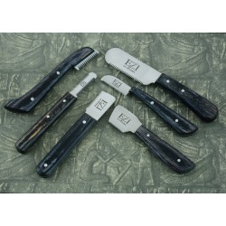 Black Stripping Knives Set for Pets Grooming