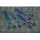 Multicolor Rainbow 8.5” Pet Grooming Scissors Set