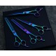 Multicolor Rainbow 8.5” Pet Grooming Scissors Set