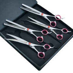 Pink Fusion 8.5” Pet Grooming Scissors Set