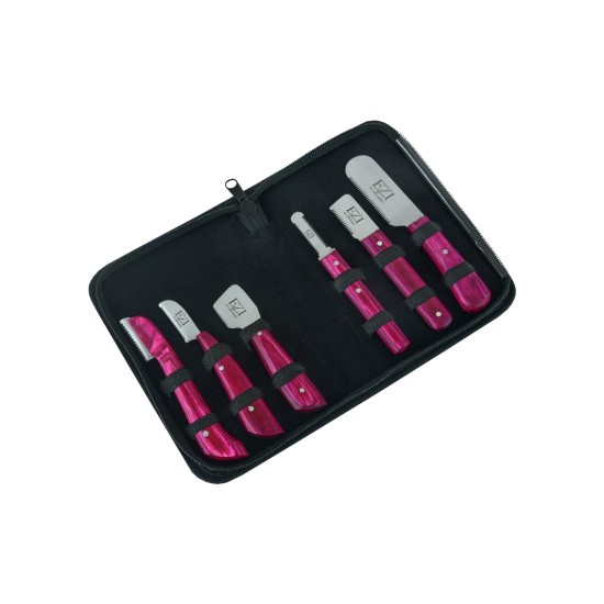 Pink Stripping Knives for Pet Grooming