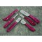 Pink Stripping Knives for Pet Grooming