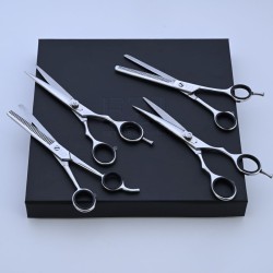 Silver Cobalt 7.5" Pet Grooming Scissors Set