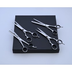 Silver Cobalt 7.5" Pet Grooming Scissors Set