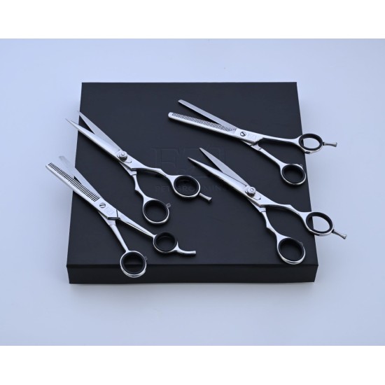 Silver Cobalt 7.5" Pet Grooming Scissors Set