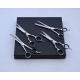 Silver Cobalt 7.5" Pet Grooming Scissors Set