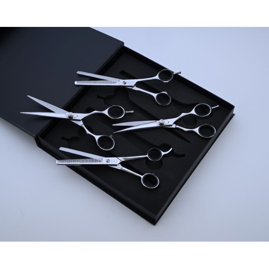 Silver Cobalt 7.5" Pet Grooming Scissors Set